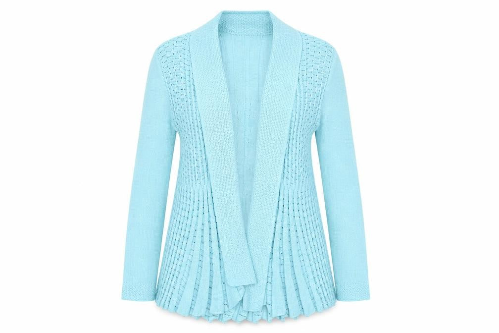 Pure & Natural Womens Blue   Shrug Jumper Size M