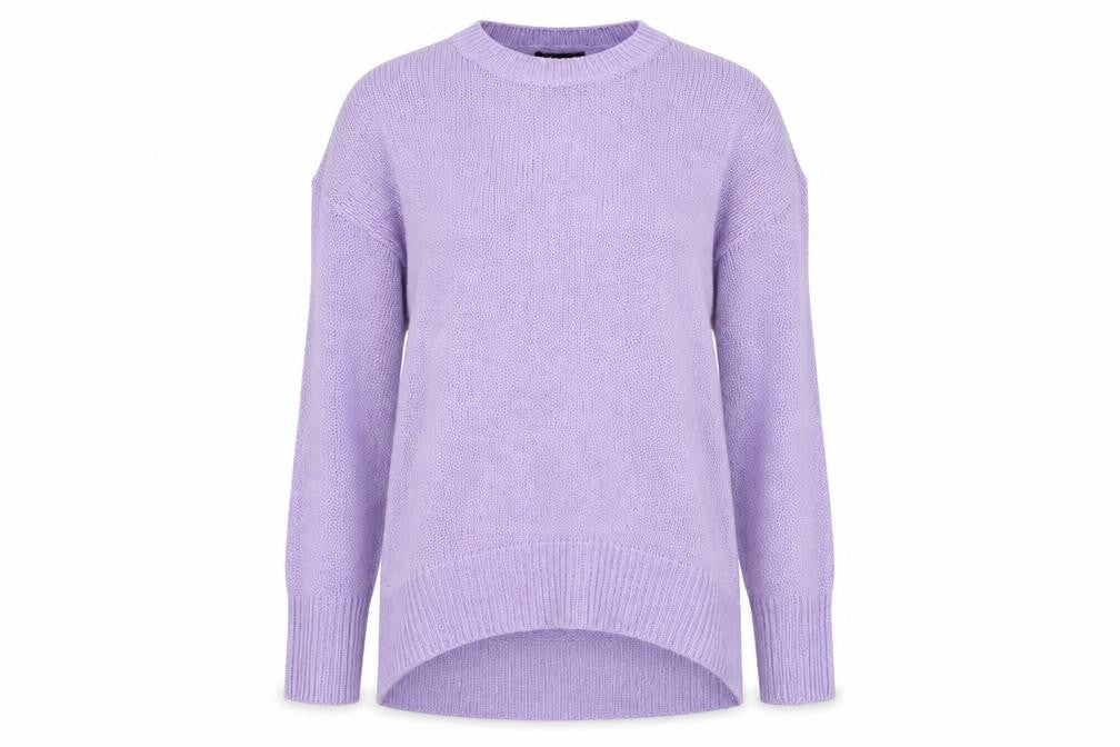 New Look Womens Purple   Henley Jumper Size L