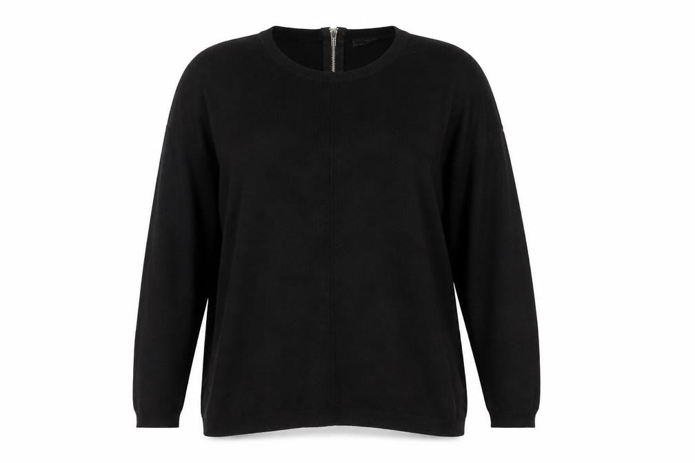 Front view of Atmosphere women’s black jumper, size S