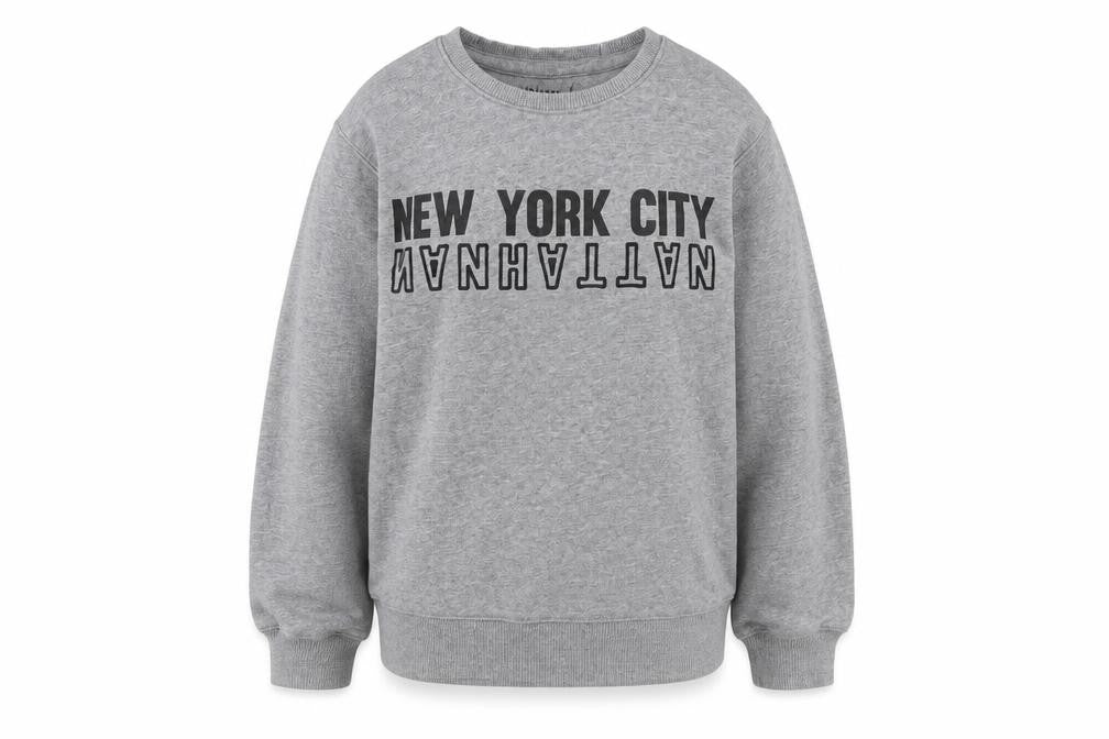 Front view of Matalan girls’ grey jumper, size 11, years