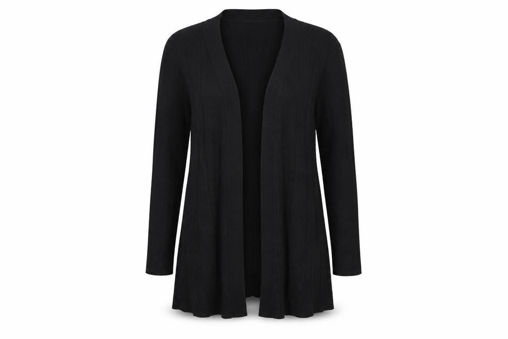 BM Womens Black   Cardigan Jumper Size M