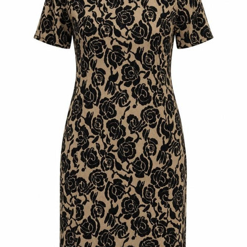 Wallis Womens Brown Floral  A-Line  Size 12