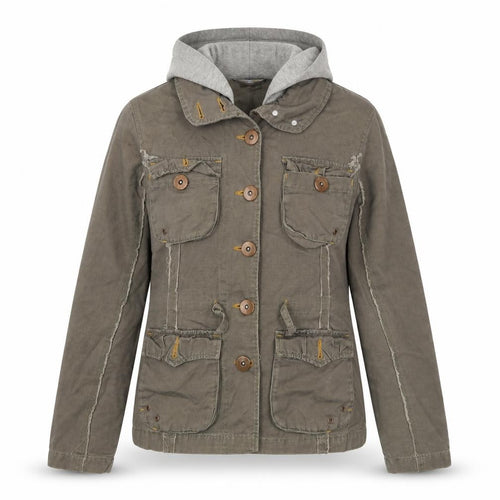 JAC Womenswear Womens Brown  Denim Jacket  Size 10