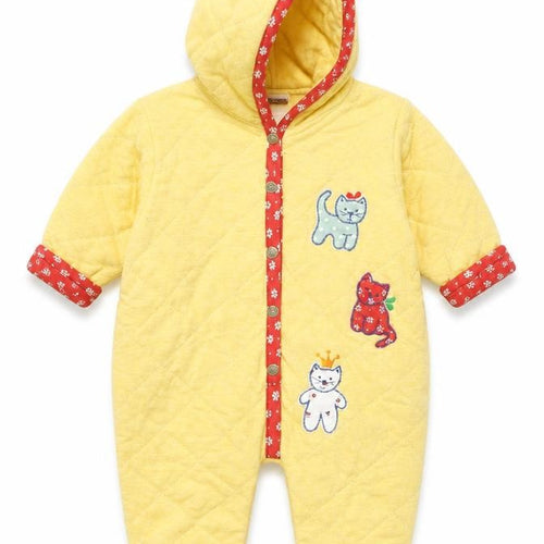 BABYBAY Boys Yellow Animal Print  Jacket  Size 3-6 Months