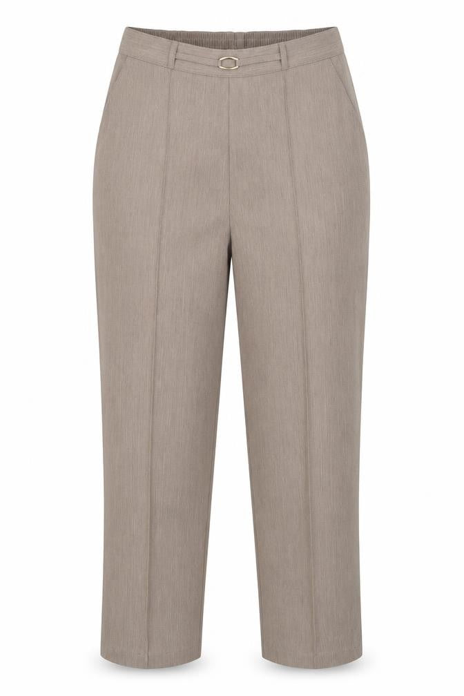 M&S Womens Brown   Capri Trousers Size 12 L20 in