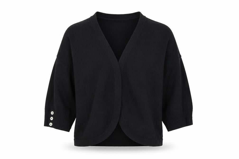 M&Co Womens Black   Cardigan Jumper Size XL
