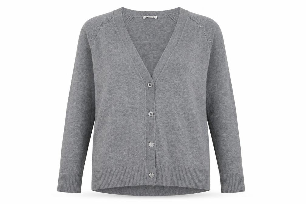 Gap Womens Grey  Knit Cardigan Jumper Size M
