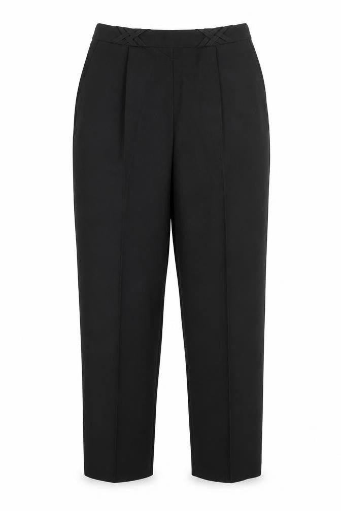 BM Womens Black   Trousers  Size 10 L25 in