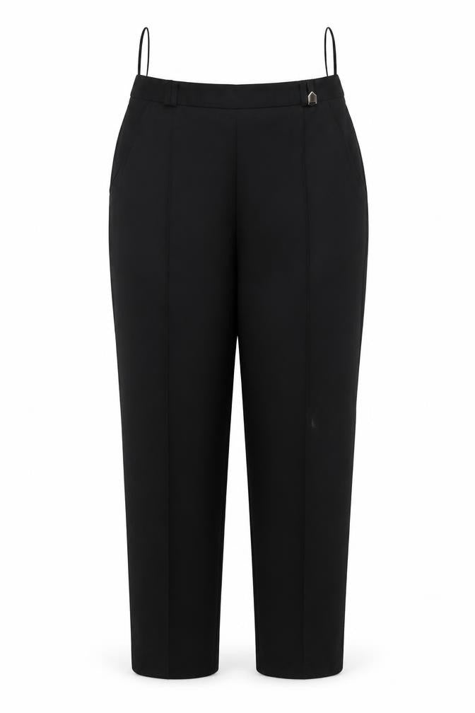 BM Womens Black   Trousers  Size 12 L24.5 in