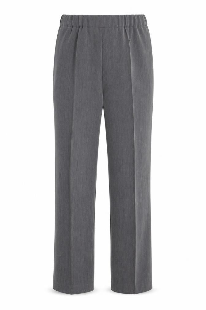 Front view of Vida Vi women’s grey trousers, size UK 16, 29-inch leg