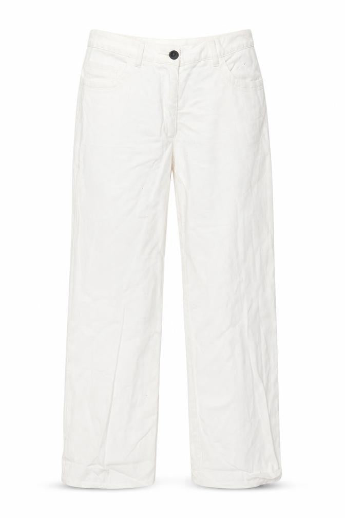 Marks and Spencer Womens White  Denim Straight Jeans Size 30 in L26 in