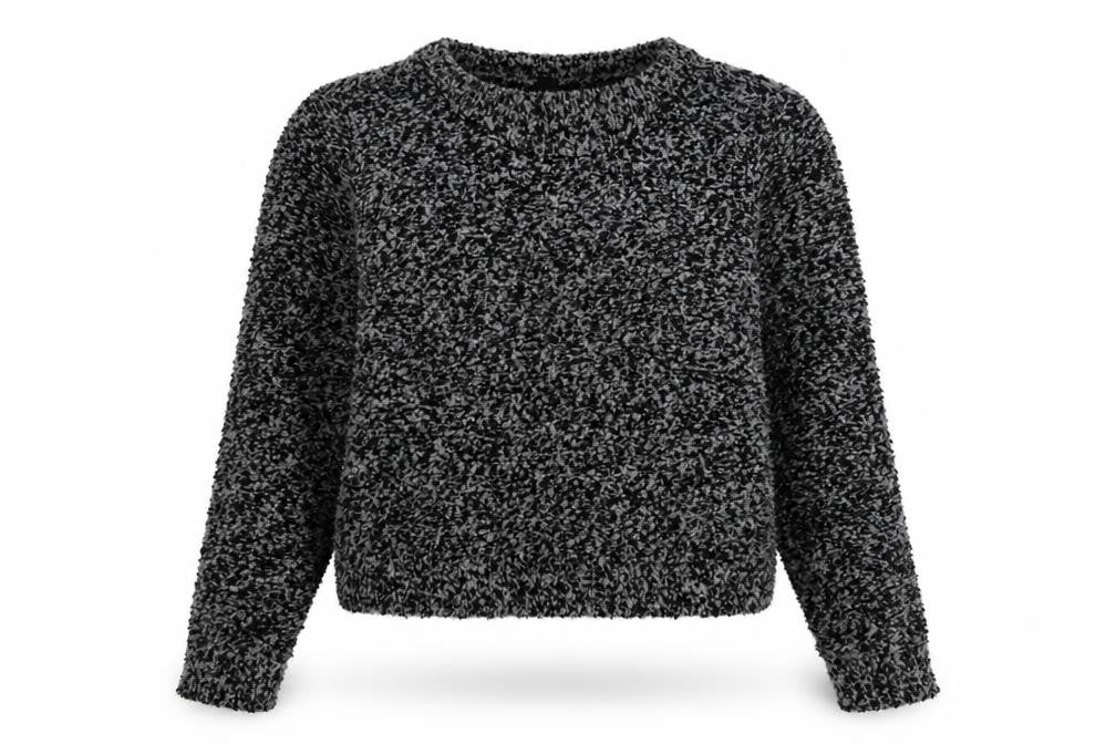 Front view of Divided by H&M women’s grey jumper, size S