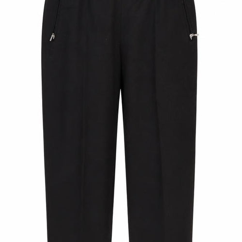 CANDA Womens Black   Trousers  Size 12  - Stretch waistband