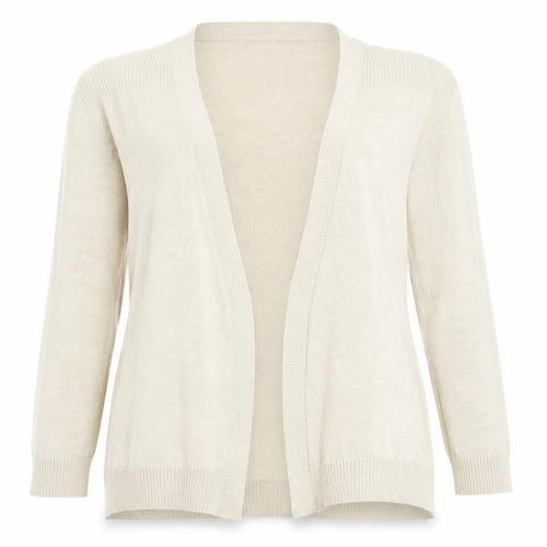 M&S Womens Beige   Cardigan Jumper Size 12