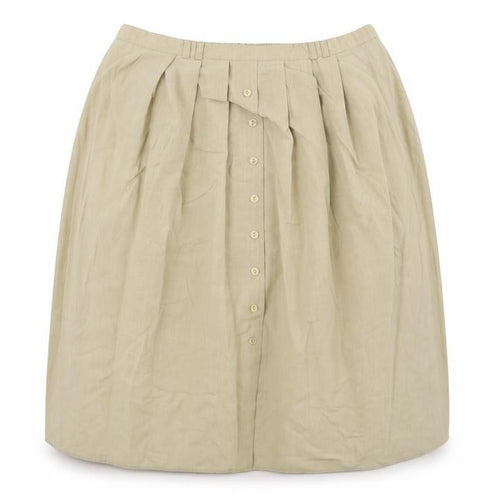 Bonmarché Womens Beige   Flare Skirt Size 22 in