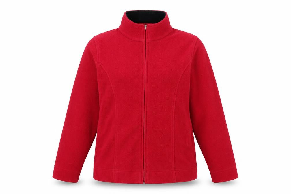 EWM Womens Pink  Fleece Full Zip Jumper Size S