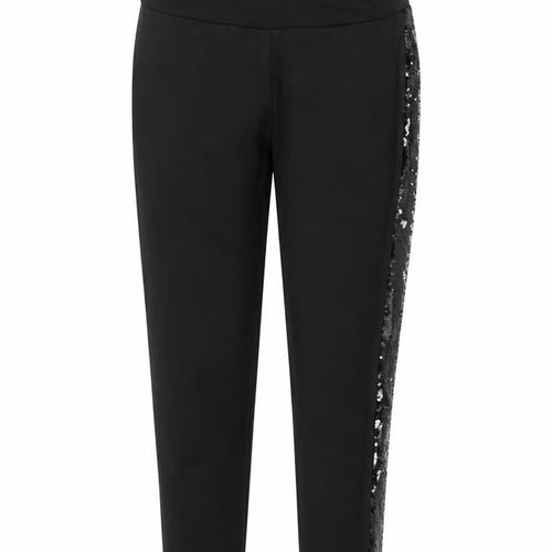 Latte Womens Black   Carrot Trousers Size S L27 in