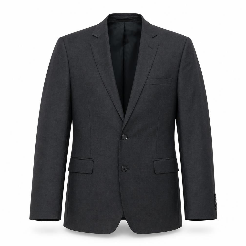 Front view of Prestige men’s grey jacket suit jacket, size 40