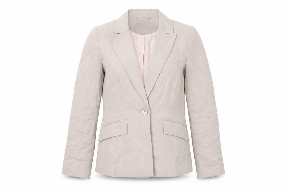 Front view of Principles women’s brown jacket suit jacket, size UK 14