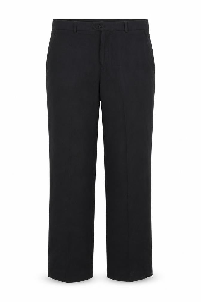 Front view of Cedarwood State women’s black trousers, size UK 16, 29-inch leg