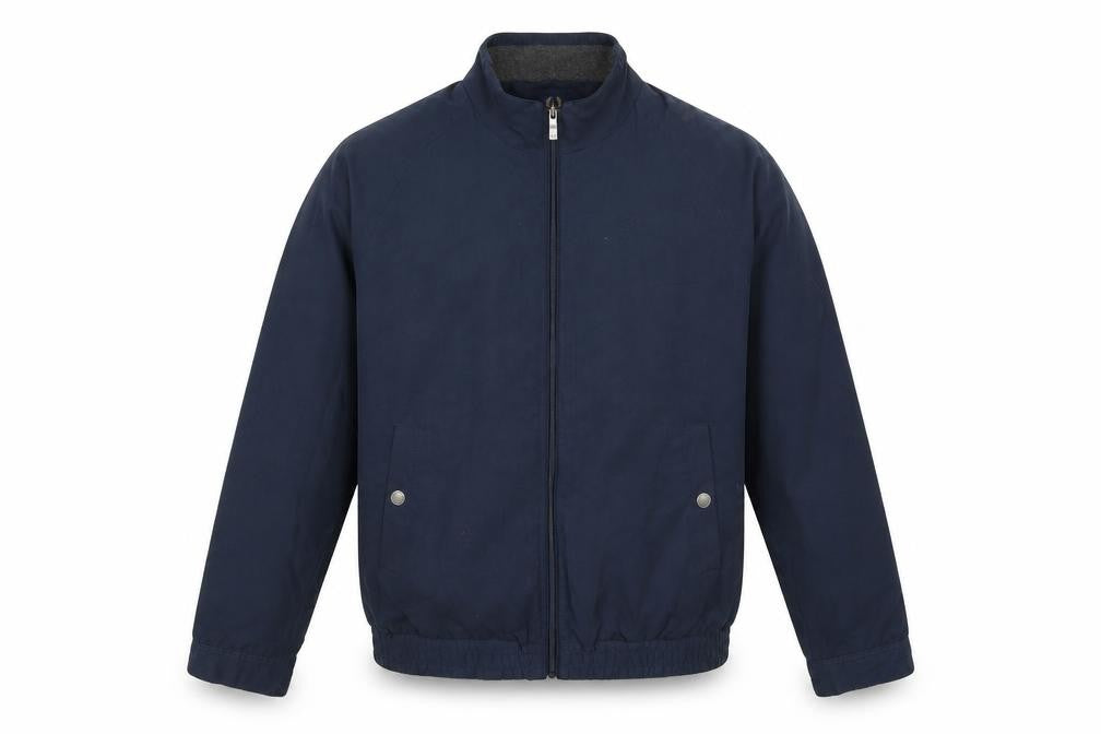 Lincoln Mens Blue   Windbreaker Coat Size M