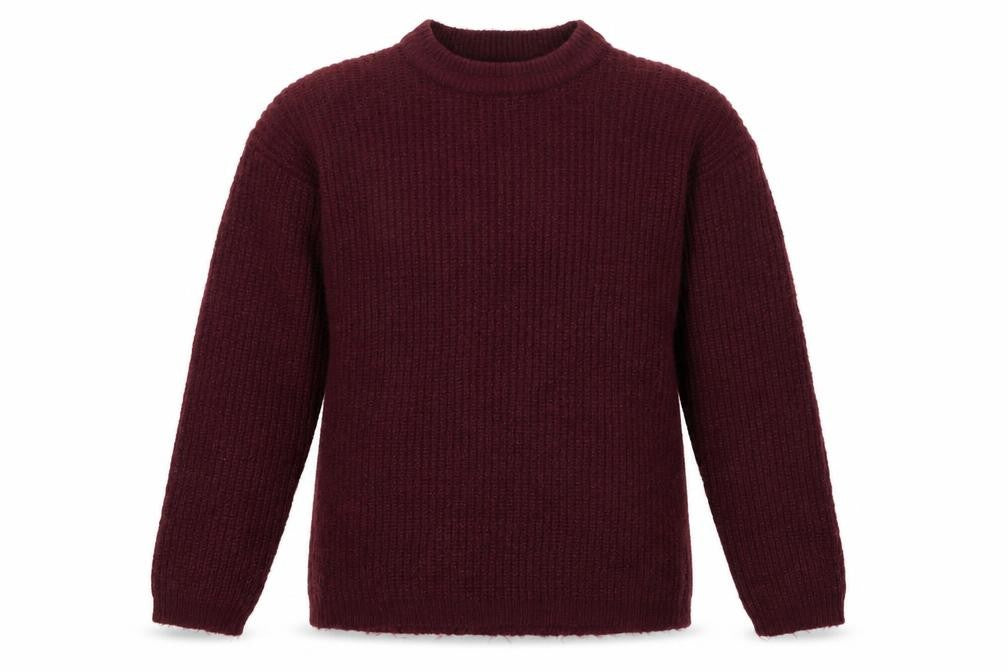 Front view of PK Paramour women’s purple jumper, size S