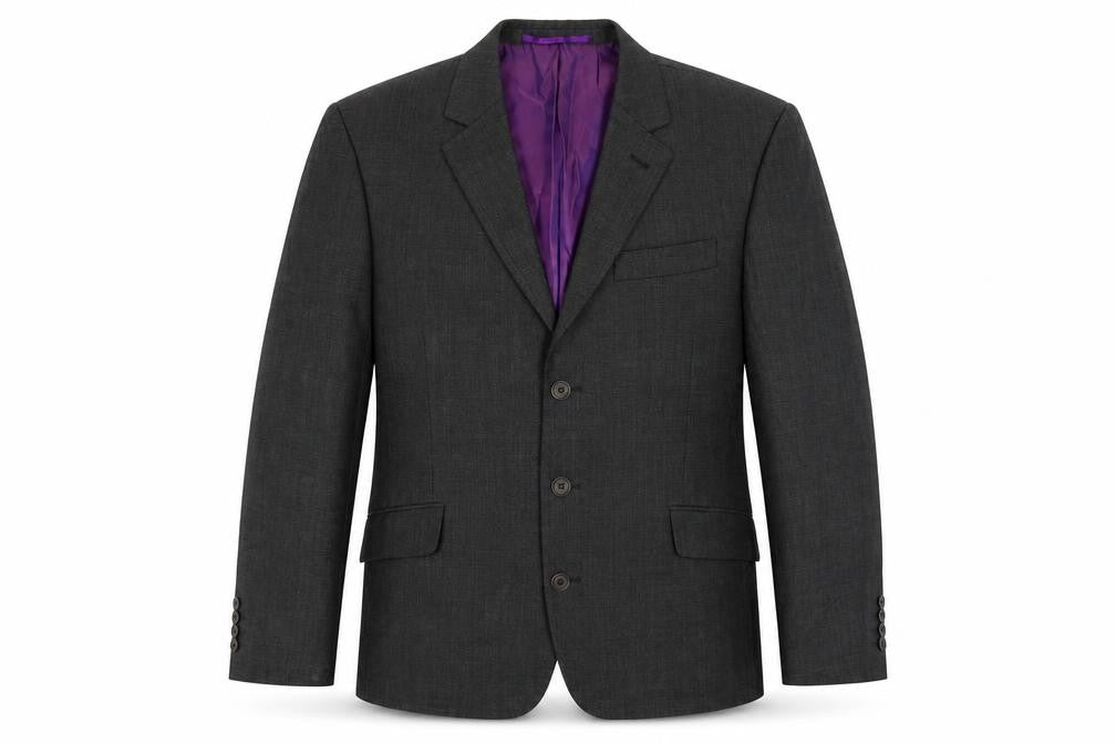 Front view of Next men’s grey jacket blazer, size 40