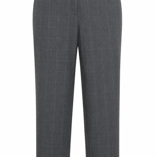 JM Collection Womens Grey Check  Trousers  Size 14 L30 in