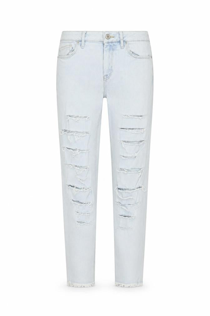 Topshop Womens Blue  Denim Straight Jeans Size 28 L26 in