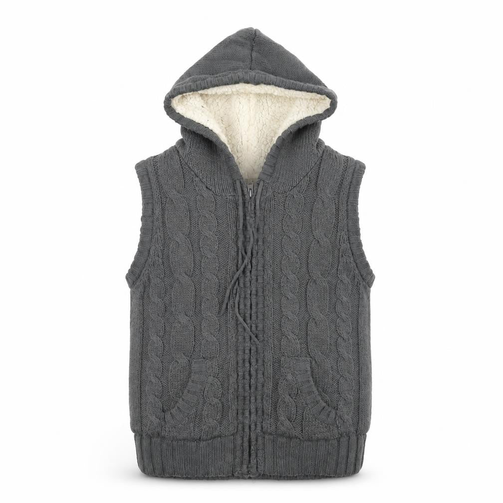 AriZona Womens Grey  Knit Jacket Coatigan Size M