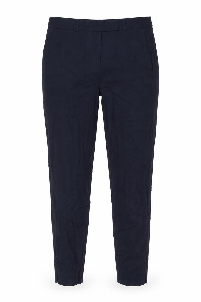 M&S Womens Blue   Dress Pants Trousers Size 8 L26 in