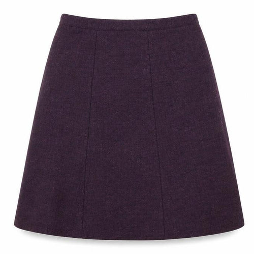 Nicole Lewis Womens Purple   A-Line Skirt Size 14
