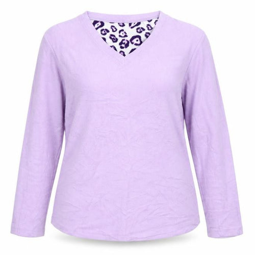 Avenue Womens Purple   Top Pyjama Top Size 14