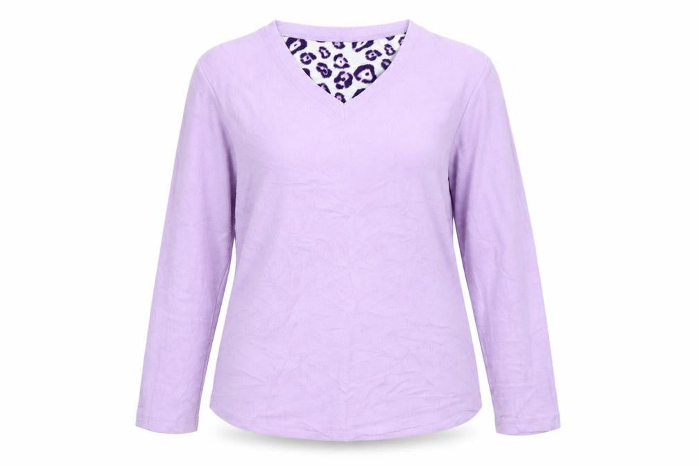 Avenue Womens Purple   Top Pyjama Top Size 14
