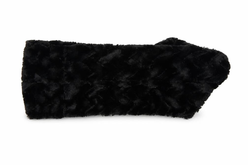 Front view of Preworn women’s black shawl/wrap