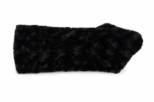 Front view of Preworn women’s black shawl/wrap