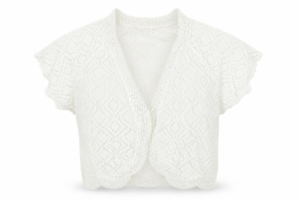 Preworn Womens Ivory  Knit Shrug Jumper Size M