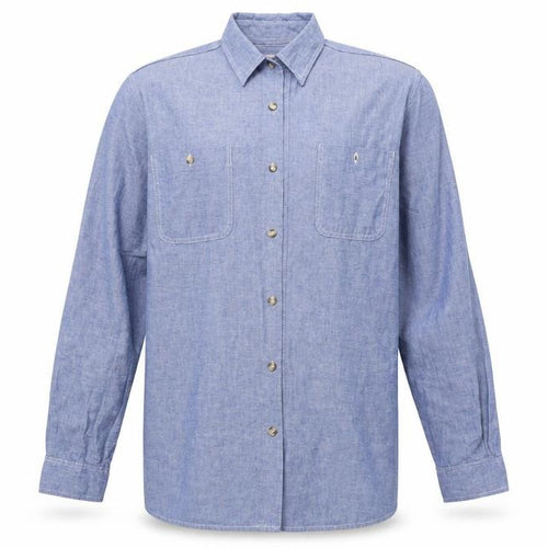 Argatta Mens Blue    Button-Up Size 42