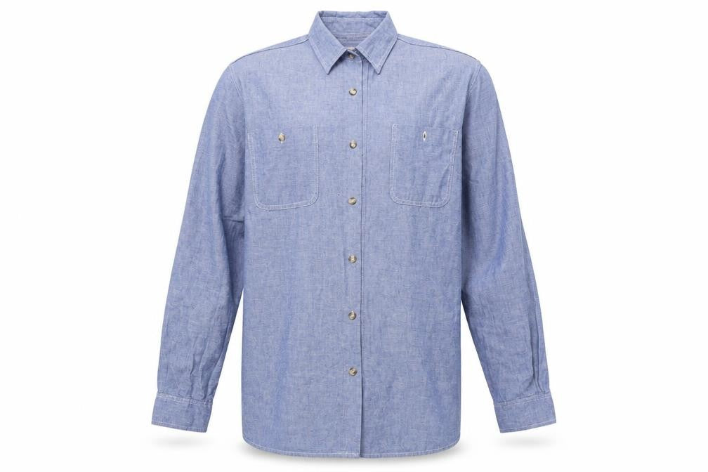 Argatta Mens Blue    Button-Up Size 42