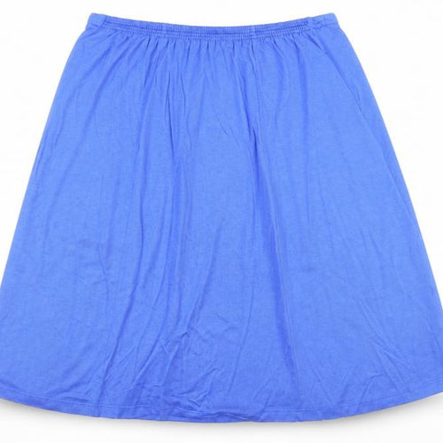 Country Collection Womens Blue   A-Line Skirt Size 34 in