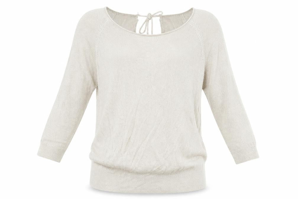 Front view of Phase Eight women’s gold basic blouse, size UK 10