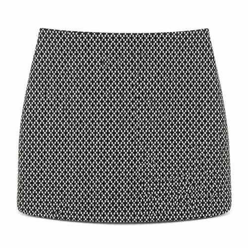 ORSAY Womens Black Geometric  Mini Skirt Size 30 in