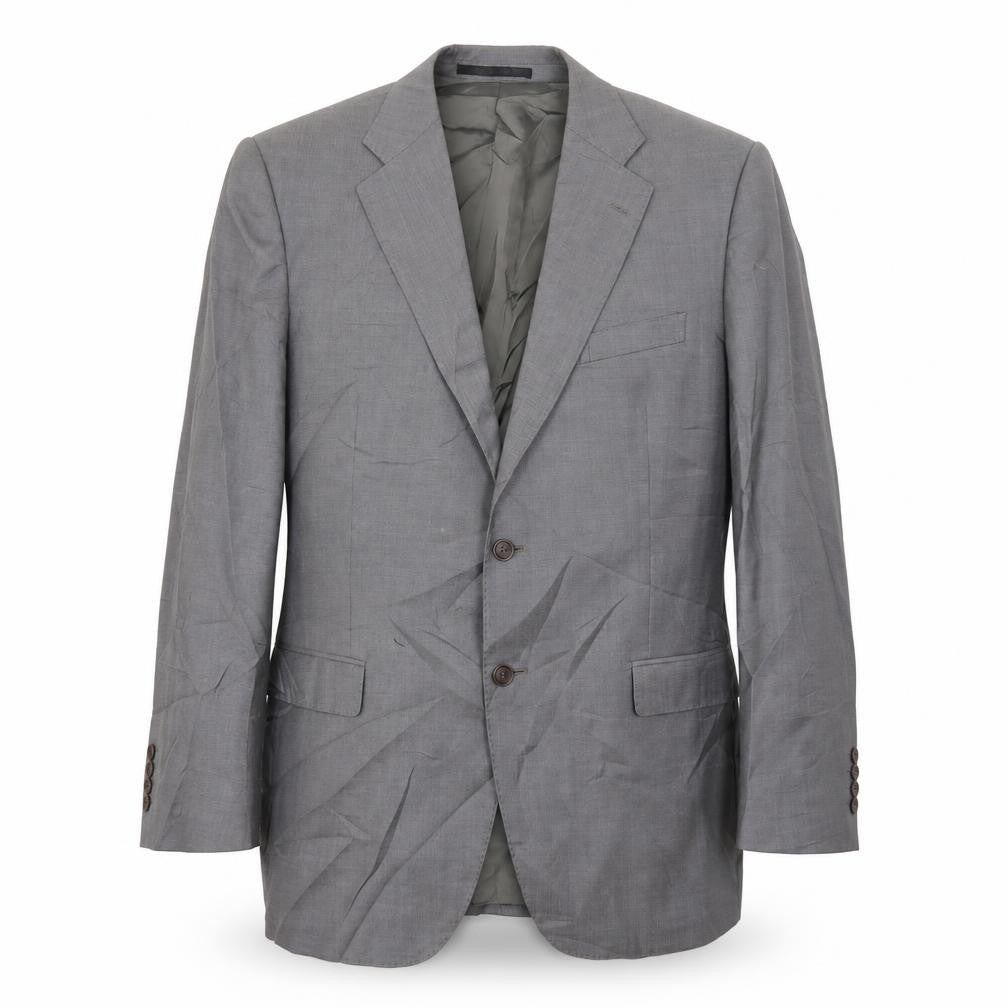 Front view of Marks & Spencer men’s grey jacket suit jacket, size 44