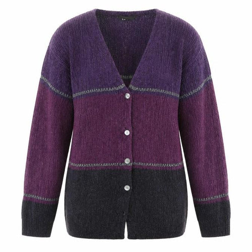 Debbie Morgan Womens Purple   Cardigan Jumper Size S