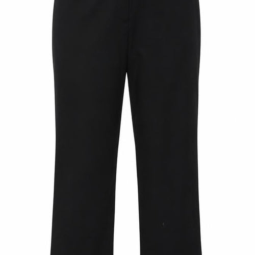 Preworn Womens Black   Trousers  Size 14 L28 in