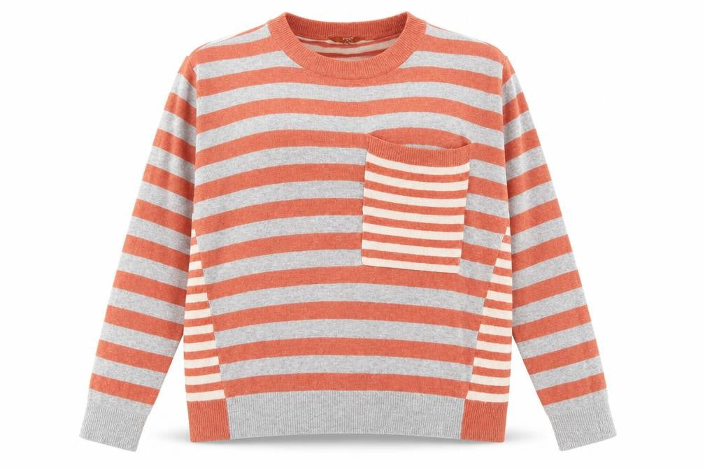 Next Womens Brown Striped  Pullover Jumper Size 12