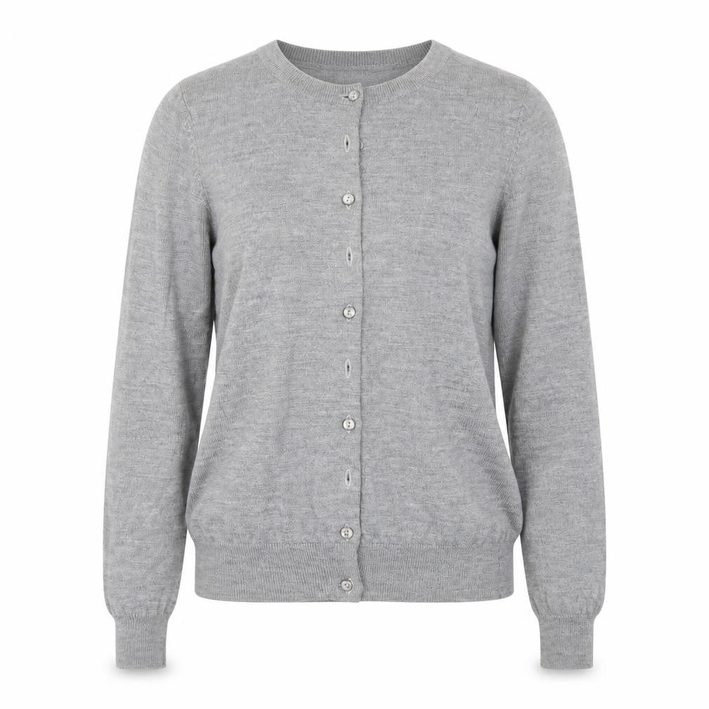 Rope Womens Grey  Knit Cardigan Jumper Size M