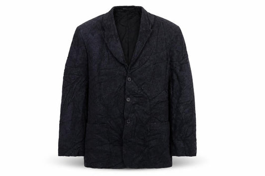 Front view of Marks & Spencer men’s blue jacket, size M