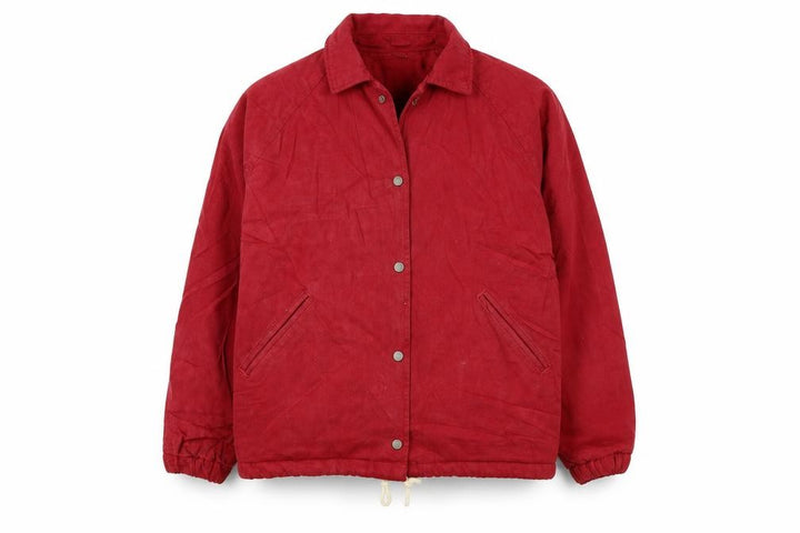 Pull&Bear Mens Red Overcoat Jacket Size S