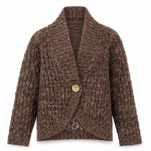 CASAMIA Womens Brown   Cardigan Jumper Size M